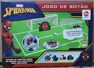 Brinq Lider Jogo Botao Spiderman Ref-3328 1un