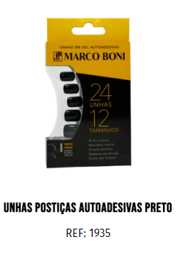 Unha Autoad Preto Ref-1935-24un