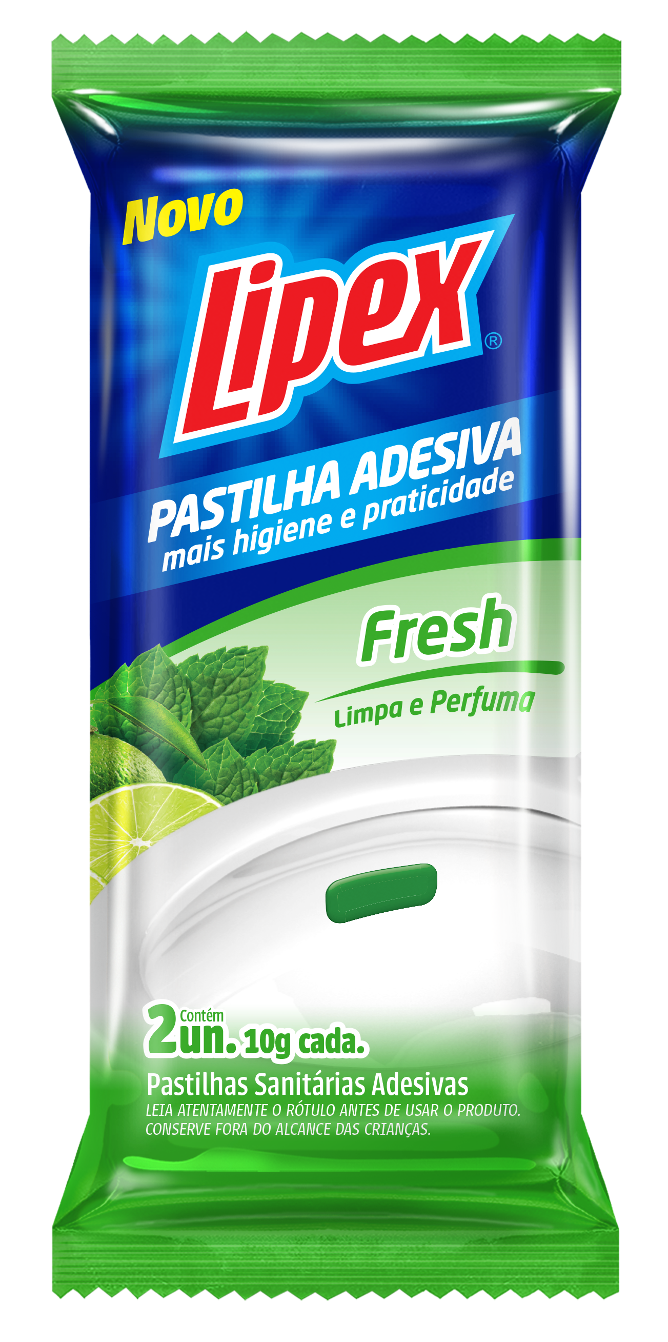 Pedra Sanit-lipex Pastilha Ad Fresh 12x2x10gr