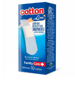 Curativo Cotton Line Transp 1x10und