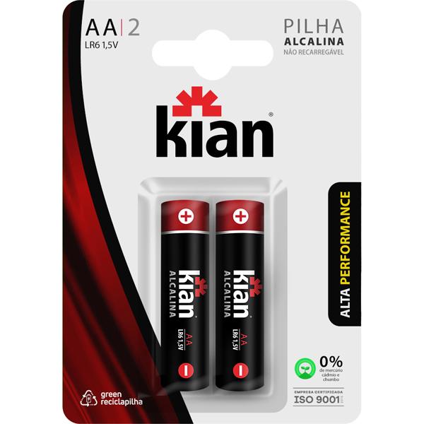 Pilha Kian 3a Palito Alk Ctl-1x2und