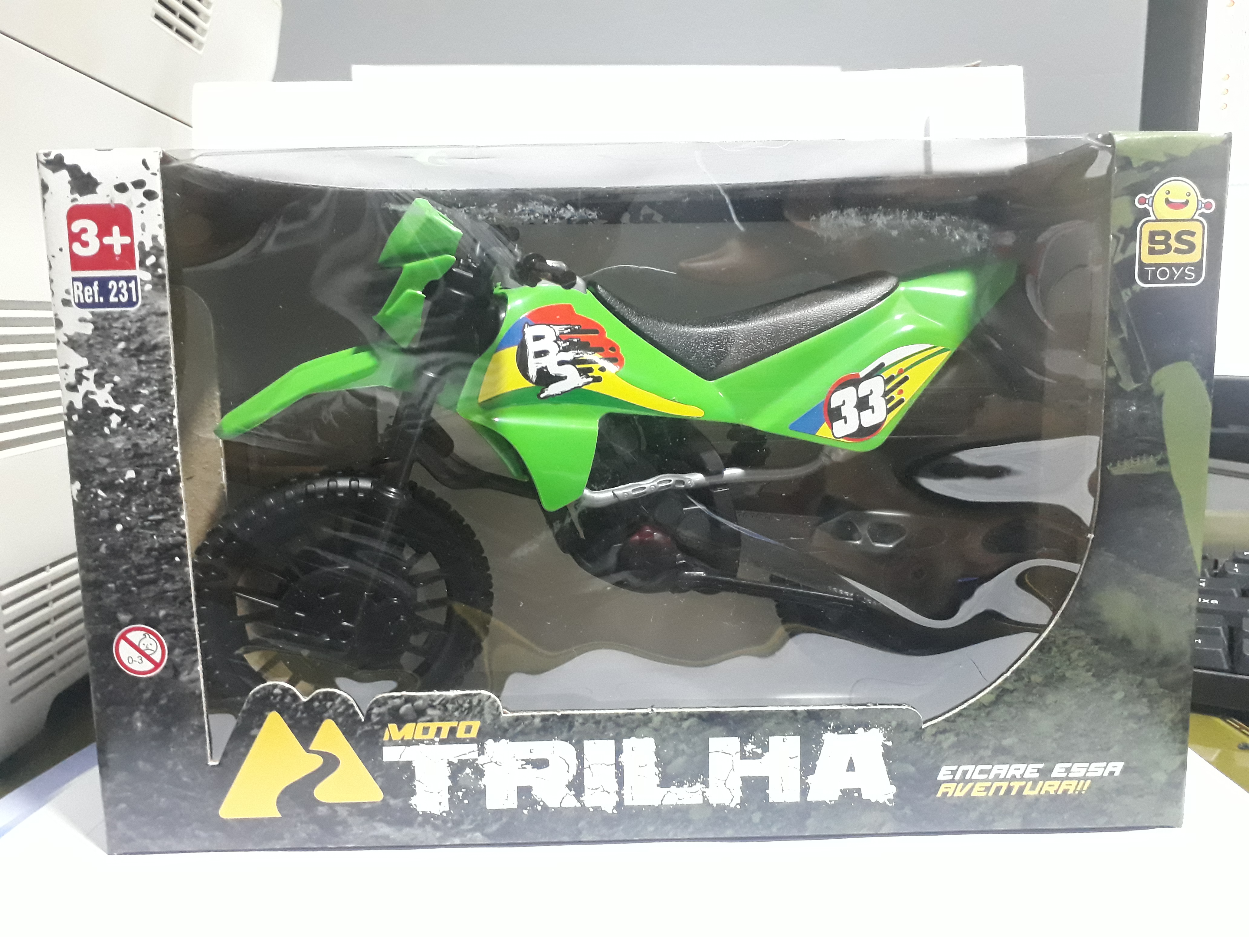 Brinq Bstoys Moto Trilha Cx Ref-231-1und