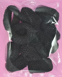 Pompom Delta Gigante Preto Pct 12und