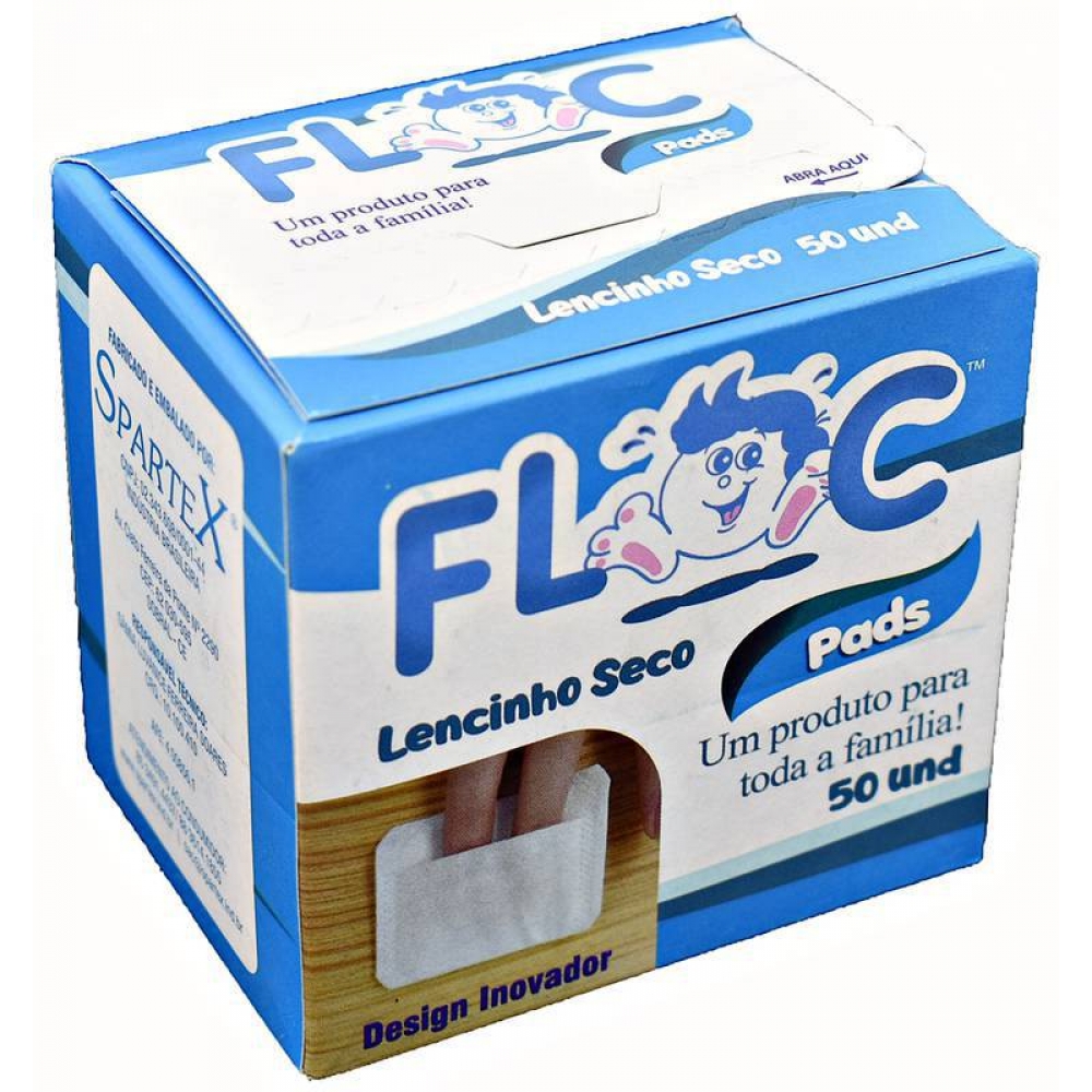 Floc Lencinho Seco P/rosto Cxta-50und