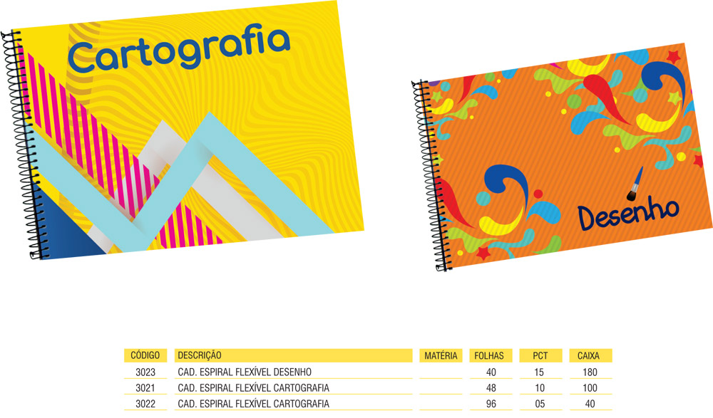 Caderno Cartografia Cod-3022 96fls