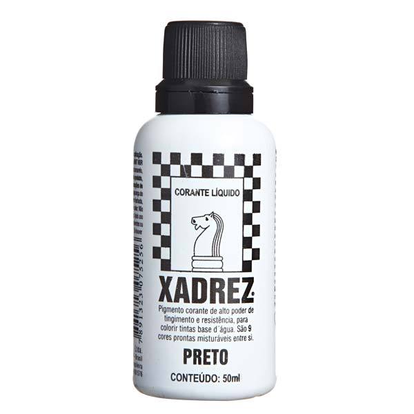 Corante Xadrez Liq.preto 50ml-1und