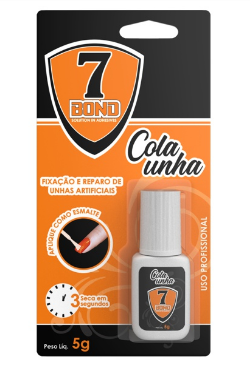 7bond Cola Unha Com Pincel-cl-5gr