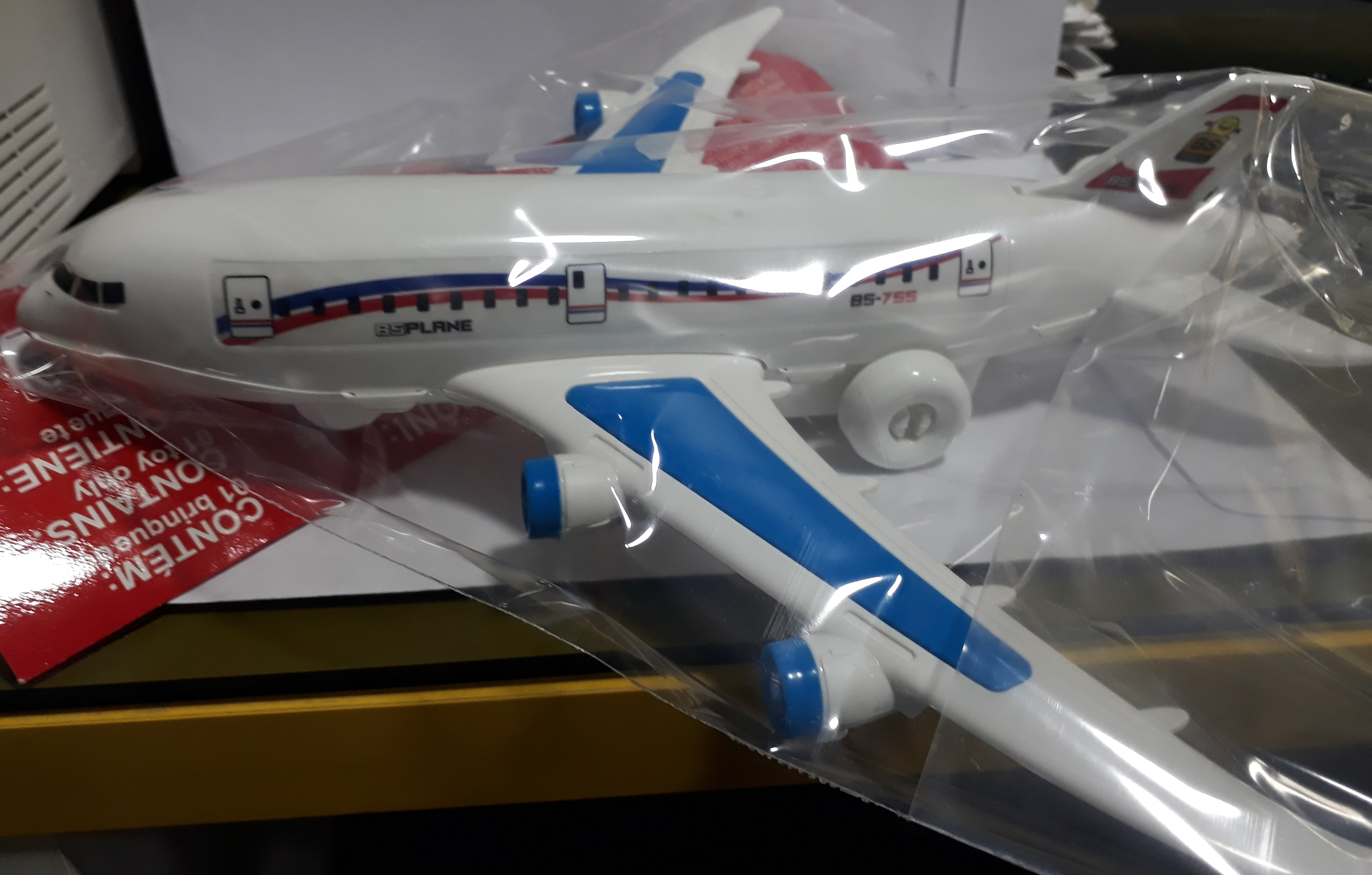 Brinq Bstoys Plane Aviao Branco Ref-483-1und