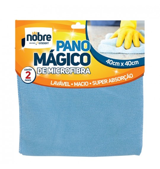 Pano Magico Microf.nobre-az 40x40-kit-2und