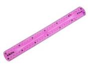 Regua Escolar Lyke Flexivel Rs.30cm-1und