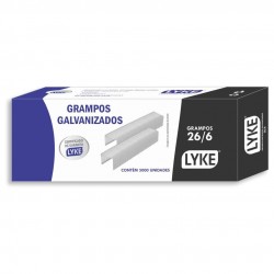 Grampo P/grampeador Lyke-377 26/6 5000und