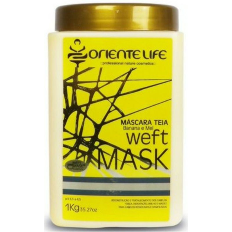 Oriente Life Banana/mel Mascara Teia 1kg